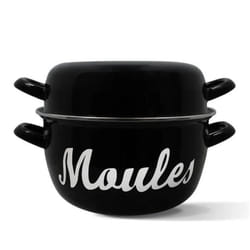 Marmite à moules 2,7L noire - 18cm