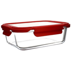 Boîte hermétique rectangle en verre 630ml, cristal