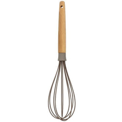 Fouet en silicone et manche en bois, eliott