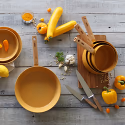 Ogo living Casserole en aluminium ECTOR jaune 20cm - Vue supplémentaire 7