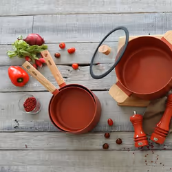 Ogo living Casserole en aluminium ECTOR paprika 18cm - Vue supplémentaire 4