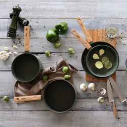 Ogo living Casserole en aluminium ECTOR kaki 18cm - Vue supplémentaire 4