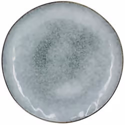NOVASTYL - Aronal - Lot de 6 assiettes plates - Ø275 cm - Grès - Bleu