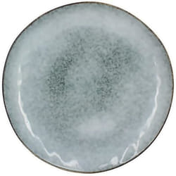 NOVASTYL - Aronal - Lot de 6 assiettes plates - Ø275 cm - Grès - Bleu