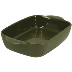 Menastyl - Octave Plat A Four Rectangle 500 Ml Vert 22 X 13.5 Cm En Gres
