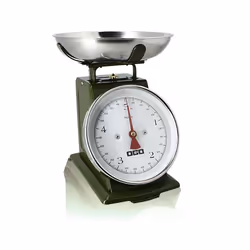 Ogo living Balances mécaniques en acier inoxydable Kaki, Balances de cuisine mécaniques, 5 kg, 20 g, Kaki, Acier inoxydable, ...