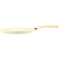 Crêpière en revêtement céramique 26cm crème - tous feux COLORAMA