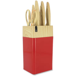 Menastyl - Bloc à couteaux 6 pièces, colorama