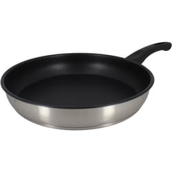 Poêle antiadhésive en acier inoxydable 24cm - tous feux FIRST
