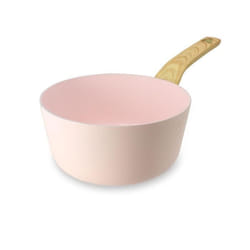 Casserole en revêtement céramique 18cm rose - tous feux COLORAMA