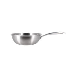 Wok en acier inoxydable 24 cm - fait en France - tous feux TRIPLY