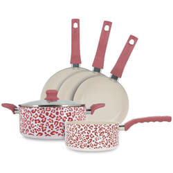 Batterie de cuisine 5 pièces en aluminium recyclé, LEOPARD