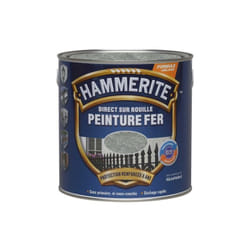 Julien - hammerite - Hammerite fer martelé 0.25l gris argent 070703