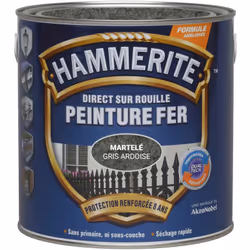 LIVRAISON OFFERTE DES 39€ D’ACHAT ET RETOUR GRATUIT ! Hammerite Peinture antirouille Martelée : C’est une peinture de finitio ...