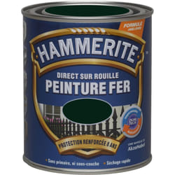 Hammerite - Peinture Direct Sur Rouille Laqué Vert Forêt 0,75 l