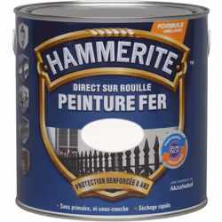 LIVRAISON OFFERTE DES 39€ D’ACHAT ET RETOUR GRATUIT ! Hammerite Peinture antirouille Laque Brillante : C’est une peinture de  ...