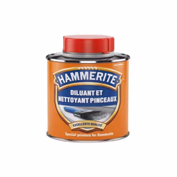 Diluant hammerite 0.25 L de la marque JULIEN. Grâce à sa formule spécifique, les outils de travail (pinceaux, rouleaux, .) se ...
