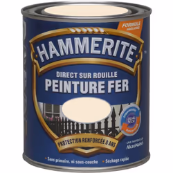 LIVRAISON OFFERTE DES 39€ D’ACHAT ET RETOUR GRATUIT ! Hammerite Peinture antirouille Laque Brillante : C’est une peinture de  ...
