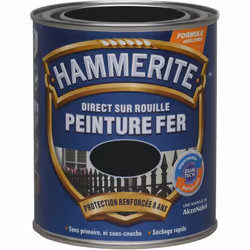 LIVRAISON OFFERTE DES 39€ D’ACHAT ET RETOUR GRATUIT ! Hammerite Peinture antirouille satin : C’est une peinture de finition s ...