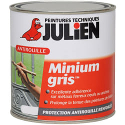 Peinture Minium Gris - Primaire Antirouille Mat 0,5 L - Julien