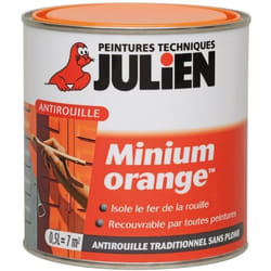 Antirouille primaire - JULIEN - 0.50 L - Orange - Glycérophtalique - Mat