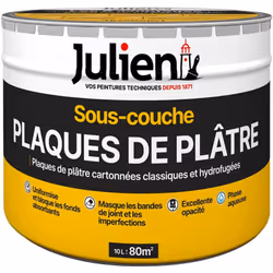 LIVRAISON OFFERTE DES 39€ D’ACHAT ET RETOUR GRATUIT ! Julien sous-couche plaques de plâtres cartonnés : La sous-couche plaque ...