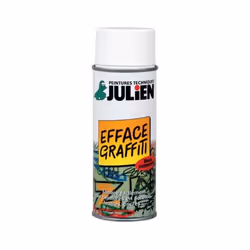 Aérosol efface graffiti - JULIEN - 400 mL - Détachant efficace - Action préventive - Incolore