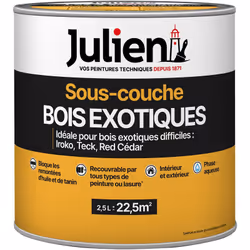 LIVRAISON OFFERTE DES 39€ D’ACHAT ET RETOUR GRATUIT ! Julien sous-couche bois exotique et résineux : La sous-couche bois exot ...