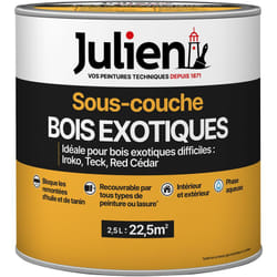 Julien - Sous-Couche Pour Bois Exotiques Et Résineux - aspect Satiné 2,5L