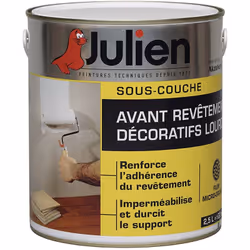 La Sous Couche Avant revêtements décoratifs lourds JULIEN est une sous-couche spécialement formulée pour être appliquée avant ...