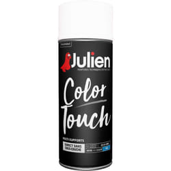 Julien - Peinture aérosol Color Touch multi-supports - Mat Blanc Neige - 400 ml