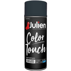 Julien - Peinture aérosol Color Touch multi-supports - Mat Noir - 400 ml