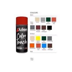 Peinture aérosol Julien bleu radieux 400ml Ral 5019