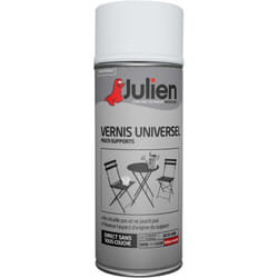 Vernis universel aérosol multi-supports - Brillant Incolore - 400 ml Julien
