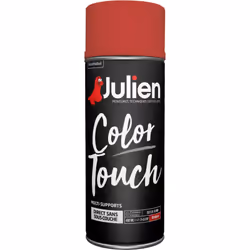 Peinture aérosol Julien rouge feu 400ml Ral 3000