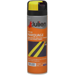 Julien - Peinture aérosol pour Marquage - Mat Jaune Fluo - 500 ml