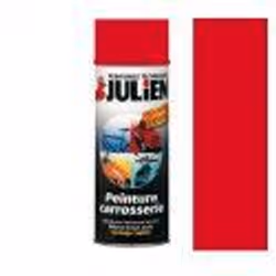 Bombe d'aérosol de peinture à carrosserie, JULIEN, 0.4 L rouge brillant
