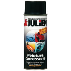 Bombe d'aérosol de peinture à carrosserie, JULIEN, 0.4 L noir