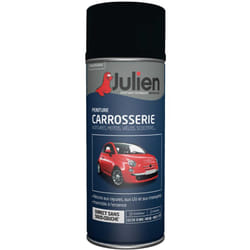Peinture aérosol pour Carrosserie - Brillant Noir Métal 37056 - 400 ml Julien