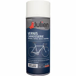 LIVRAISON OFFERTE DES 39€ D’ACHAT ET RETOUR GRATUIT ! JULIEN AÉROSOL VERNIS CARROSSERIE Le vernis carrosserie brillant transp ...