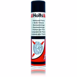 Le nettoyant freins Holts nettoie et dépoussière rapidement toutes pièces mécaniques (freinage, engrenage, embrayage, moteur, ...