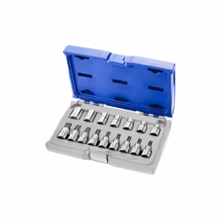 EXPERT COFFRET DE DOUILLES ET DOUILLES TOURNEVIS TORX® 1/2" - 16 PIÈCES Douilles tournevis Torx® 1/2" : T20-T25-T27-T30-T40-T ...