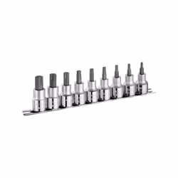 CARRÉ CONDUCTEUR : 1/2 Inch GRANDEUR : T20, T25, T27, T30, T40, T45, T50, T55, T60 Inch NOMBRE : 9 pcs Marque : EXPERT Type : ...