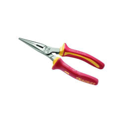 Expert - Pince à bec demi-rond isolé 1000V - Longueur totale : 160 mm - Longueur des becs : 0 mm