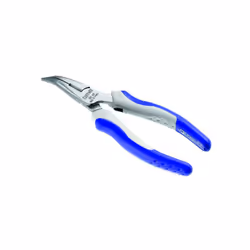 Pince à becs longs coudés 200 mm EXPERT by Facom - E080410 - Pince demi-ronde - becs coudés à 40° Becs fins pour un accès fac ...