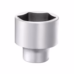 DIAMÈTRE EXTÉRIEUR CÔTÉ CLÉ : 2-3/64 Inch DIAMÈTRE EXTÉRIEUR CÔTÉ FIXATION : 2-1/8 Inch HAUTEUR DE DOUILLE CÔTÉ FIXATION : 1- ...