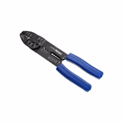 • Sertissage de cosses pré-isolées de 1,5 2,5 6 mm² maxi et cosses tubulaires de 1,5 à 6 mm² maxi. • Dénudage de 0,75 à 6 mm² ...