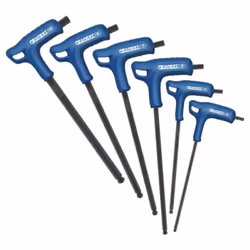 - Clés mâles en T emmanchées 6 pans à tête sphérique : 3-4-5-6-7-8 mm. EAN 3258951216163 Conditionnement 1 [g] 755 Contenu du ...