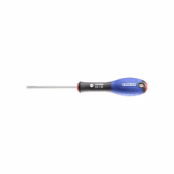 • ISO 2380-1 ISO 2380-2 • Manche ergonomique tri-matière confortable et efficace. • Code couleur empreinte : rouge. • Lame en ...