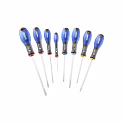 Description générale Le jeu de 8 tournevis EXPERT est conçu pour répondre à tous vos besoins en matière d'outillage. Ce kit c ...